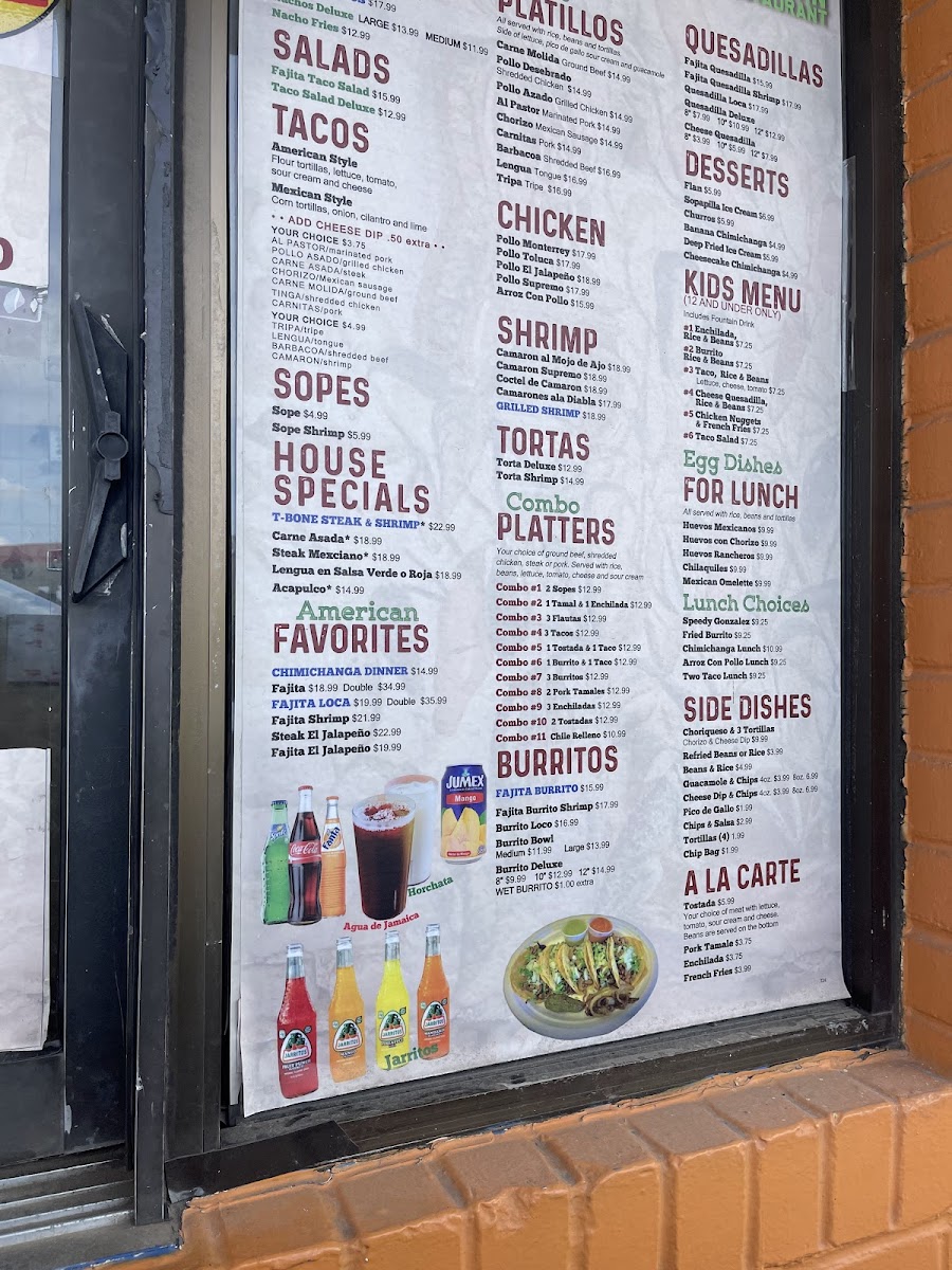 Menu El Jalapeño Mexican Restaurant-1