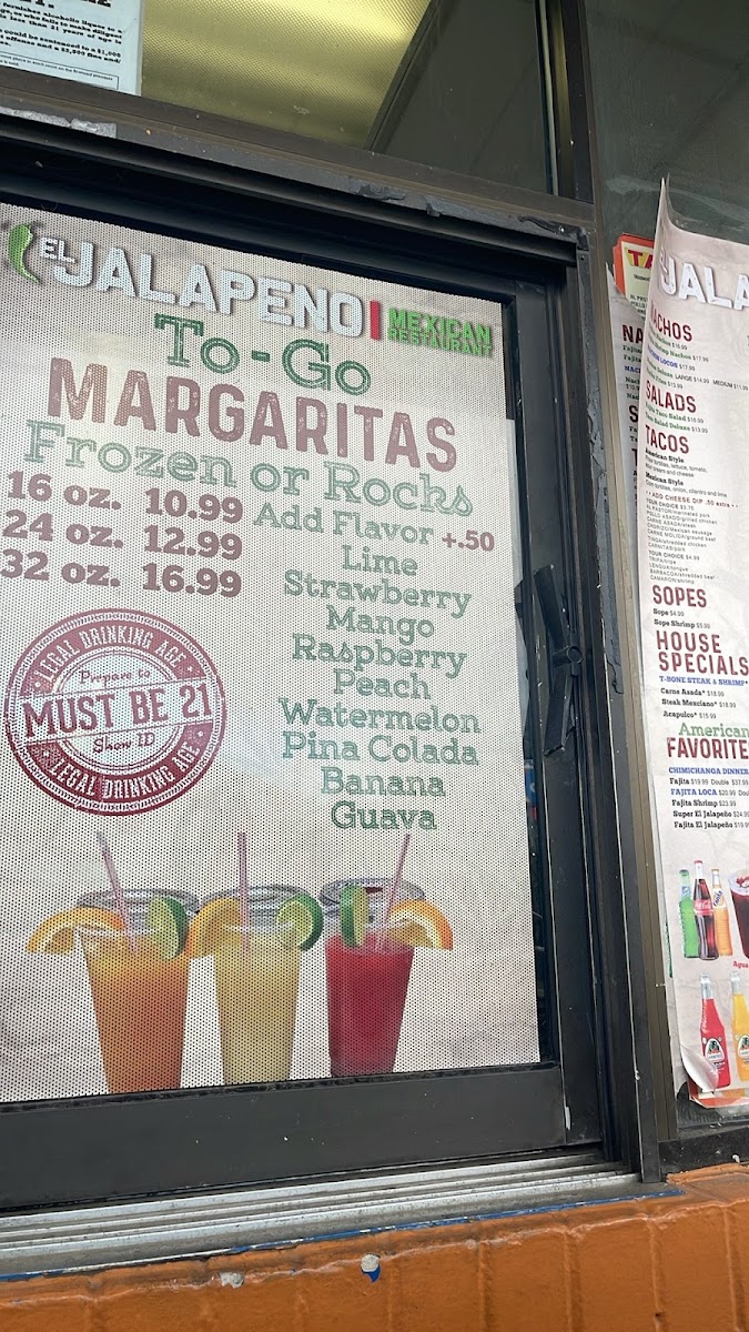 Menu El Jalapeño Mexican Restaurant-5